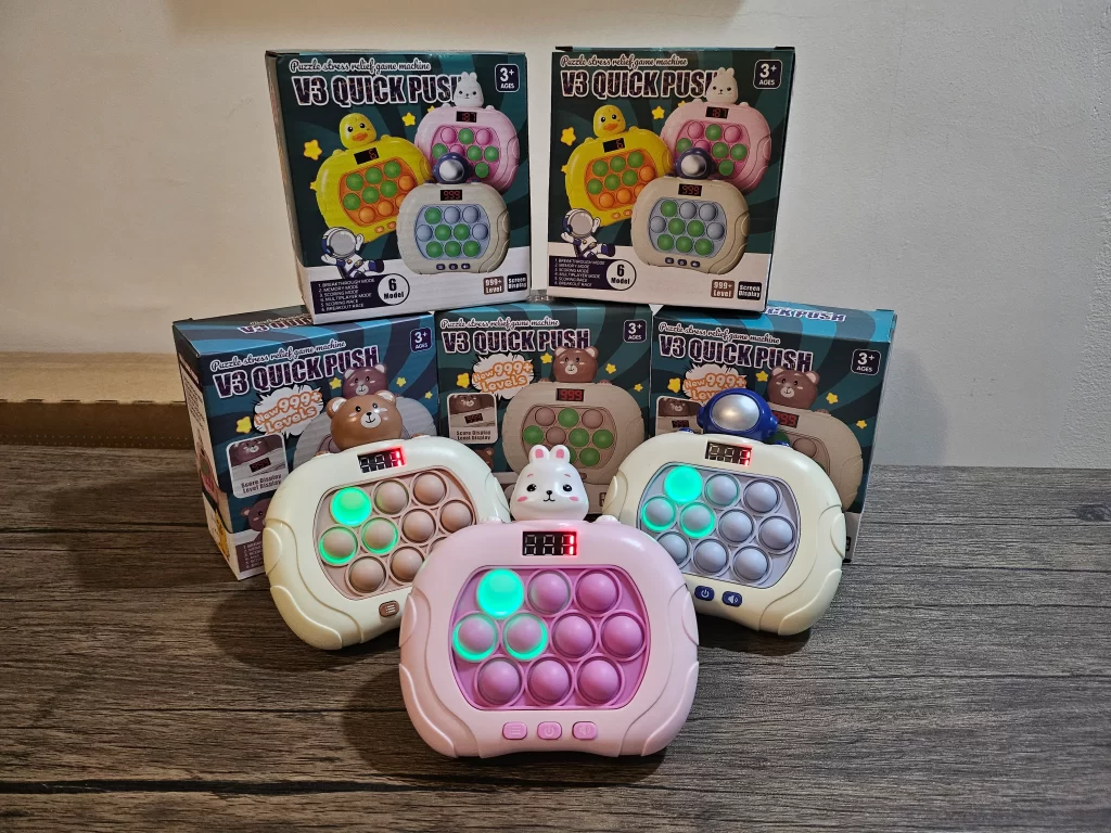 Juguete Pop Fidget 3 variedades con luz