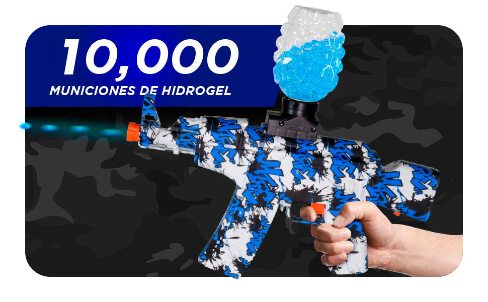 10 mil balas de hidrogel