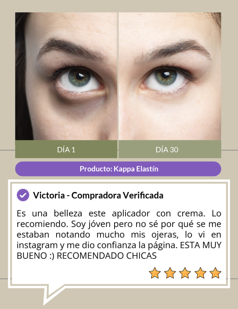 testimonio ojeras y contorno