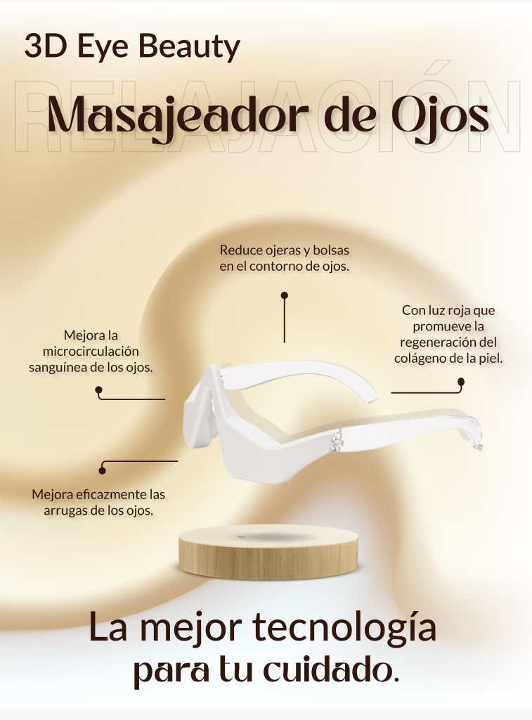 Masajeador de ojos gafas