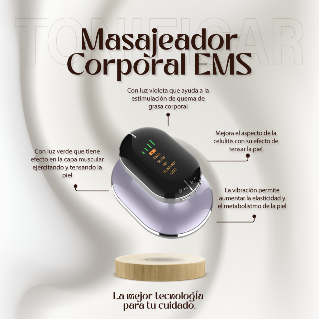 características Masajeador corporal EMS